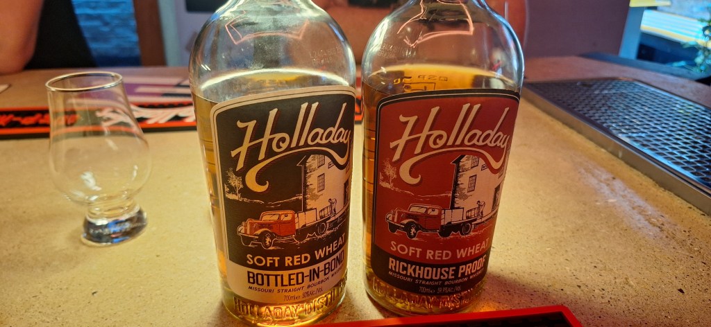 Ben Holladay bourbons at the UK launch party at Dram Bar