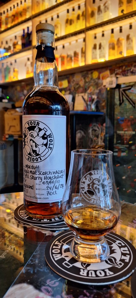 Cask Sample of Macduff Whisky at Cut Your Wolf Loose