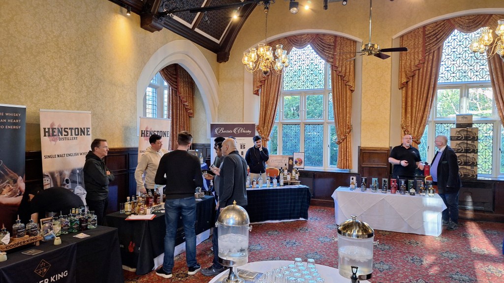 An image of Harrow Whisky festival at opening with not many guests