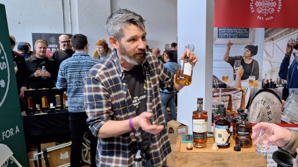 Richard of Exploring English Whisky introducing the category at Whisky Birmingham