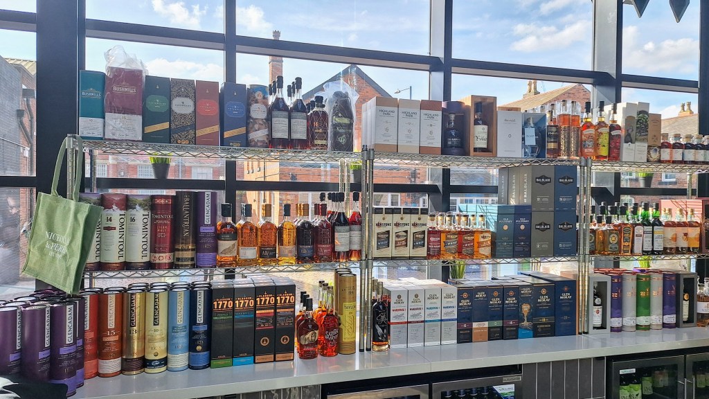 The Nickolls and Perks shop at Whisky Birmingham 2025