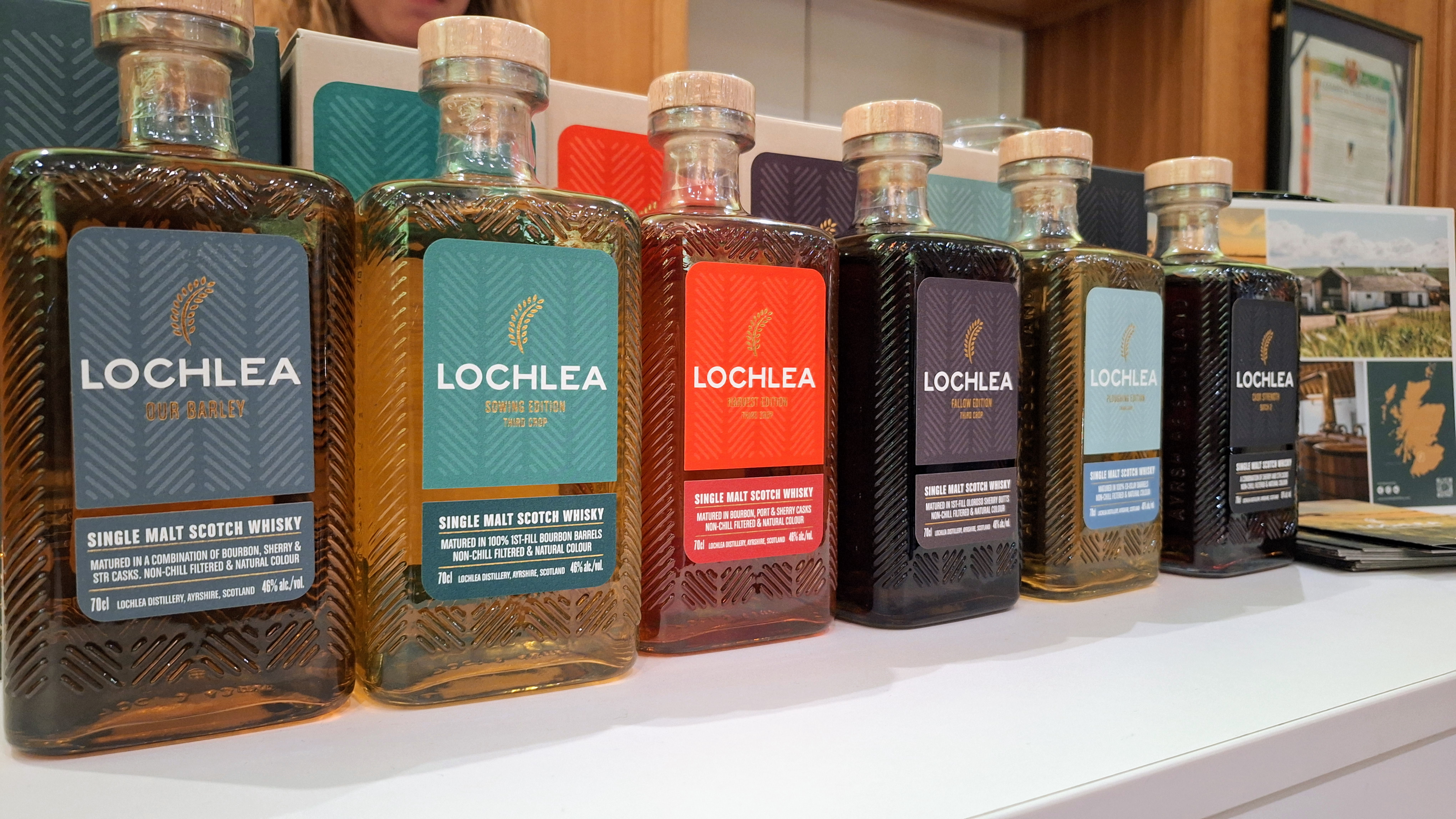 Lochlea bottles at Welcome to Whisky