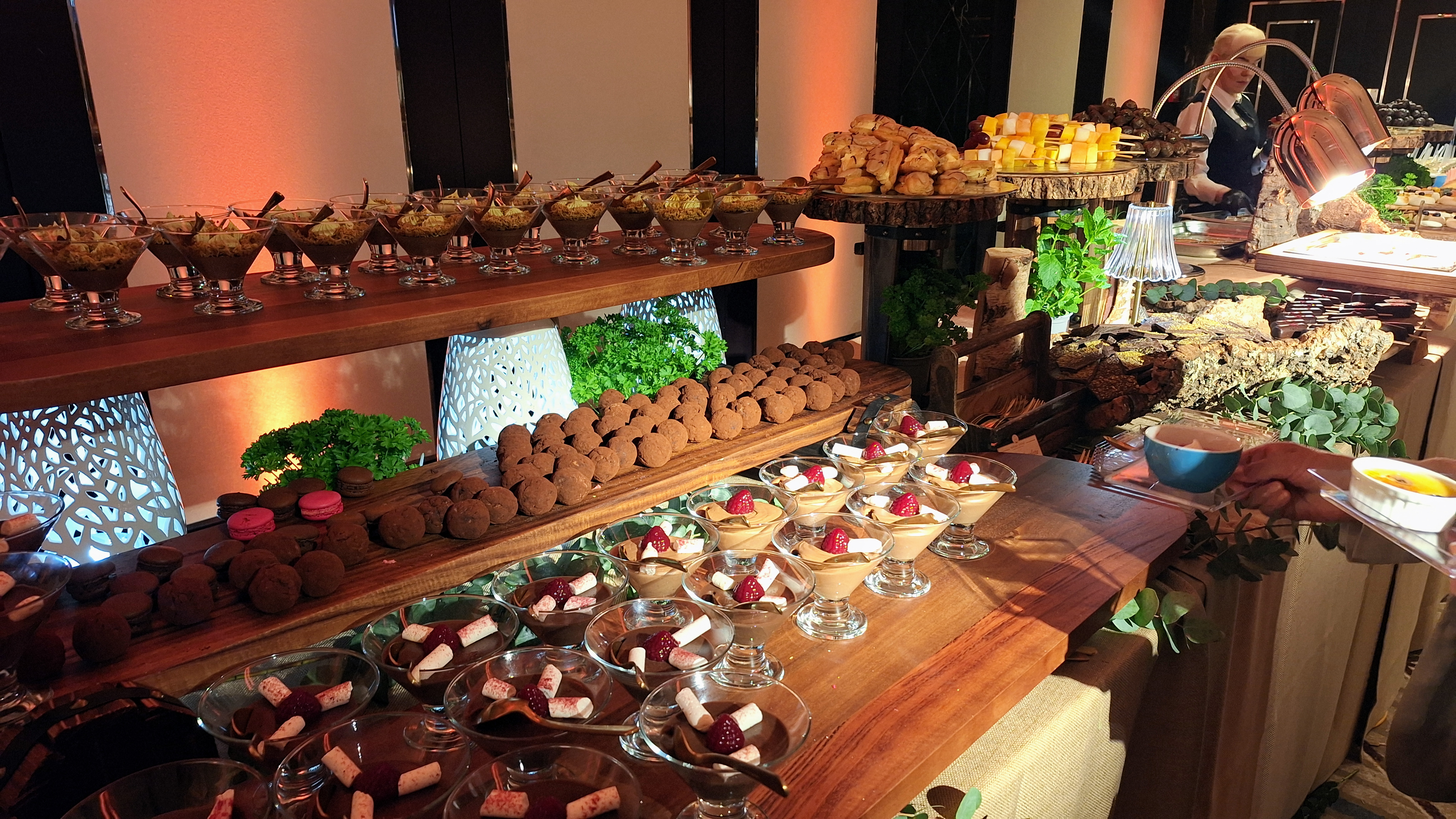 Dessert selection at at The Whisky Event London 2025
